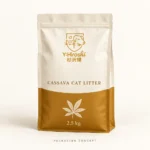 cassava cat litter packaging concept