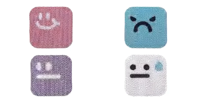 Mood Cube Mini design options, corrugated paper