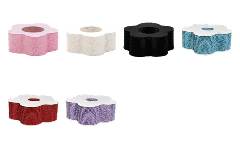 Flower Scratching Post Refill design options, corrugated paper