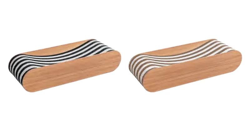 Double-Sided Sofa design options, corrugated-paper face