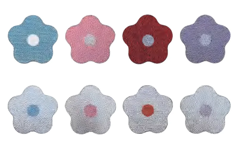 Flower design options, corrugated paper