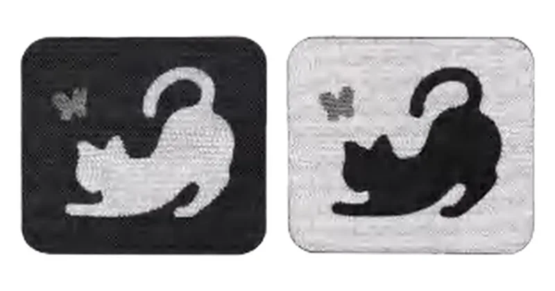 Cat & Butterfly design options, corrugated paper
