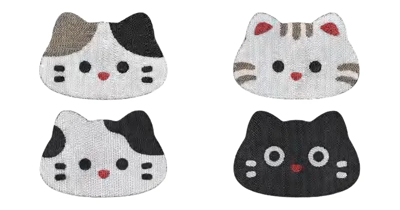 Cat Head design options, corrugated paper