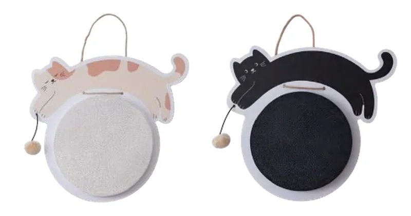Circle Scratch Pad design options, paper scratching face