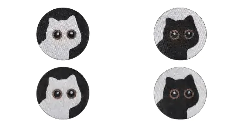 Double-Sided Cat Head design options, corrugated paper
