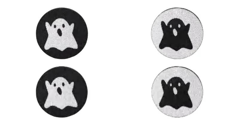 Double-Sided Ghost design options, corrugated paper