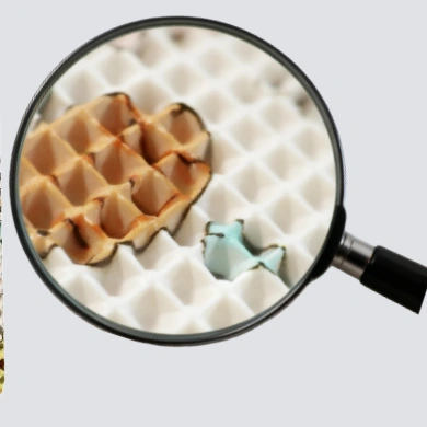 Open-cell texture pet mat surface reference