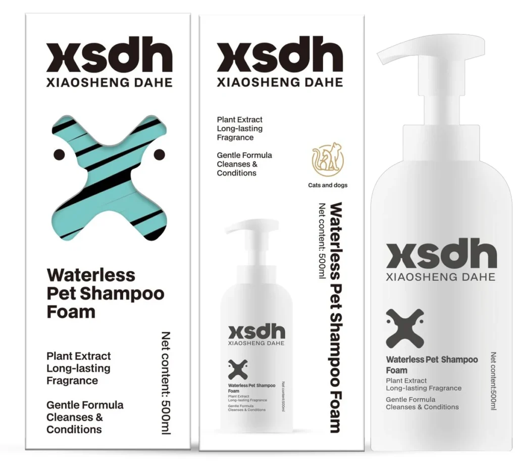 Waterless Pet Cleansing Foam, 500 ml supplier reference packaging