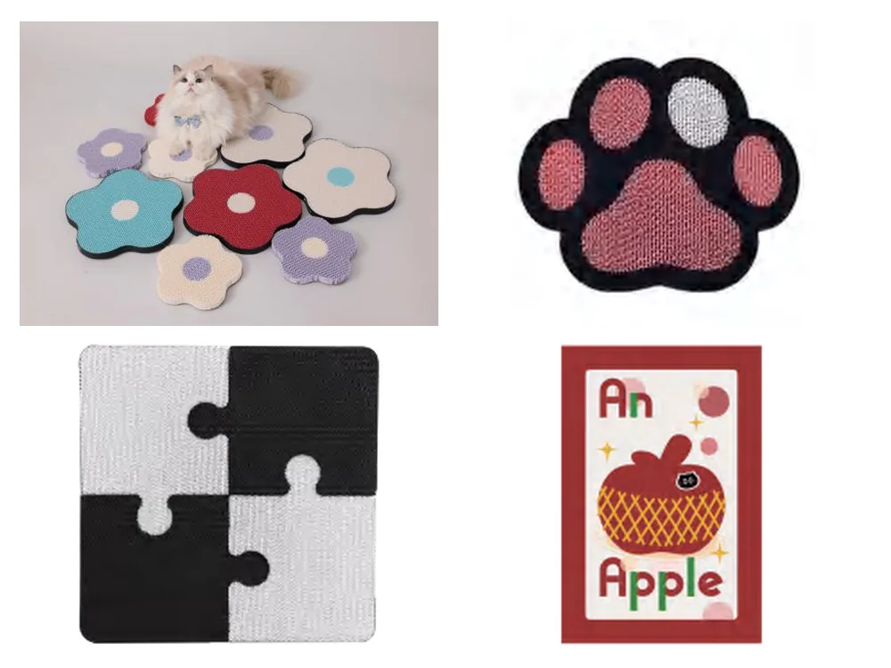 Flat & Decorative Cat Scratchers collection of supplier catalogue designs