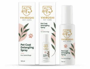 YHIROSHI Pet Coat Detangling Spray 100 ml packaging